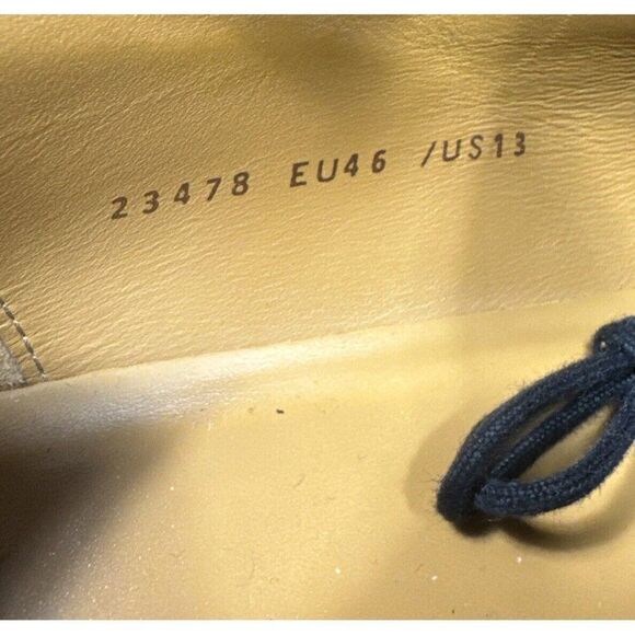 Magnanni Derby Dress Shoes Knight Plain-Toe Square Size 13 Dark Brown 23478 - Picture 7 of 8